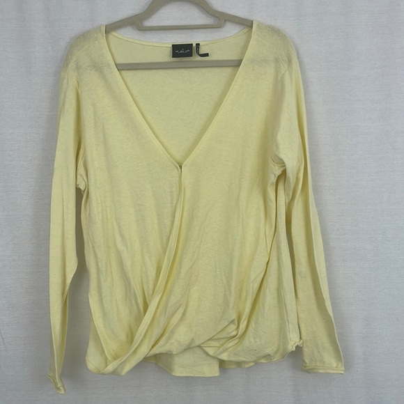 Yellow Urban Outfitters Wrap Top - Picture 1 of 1